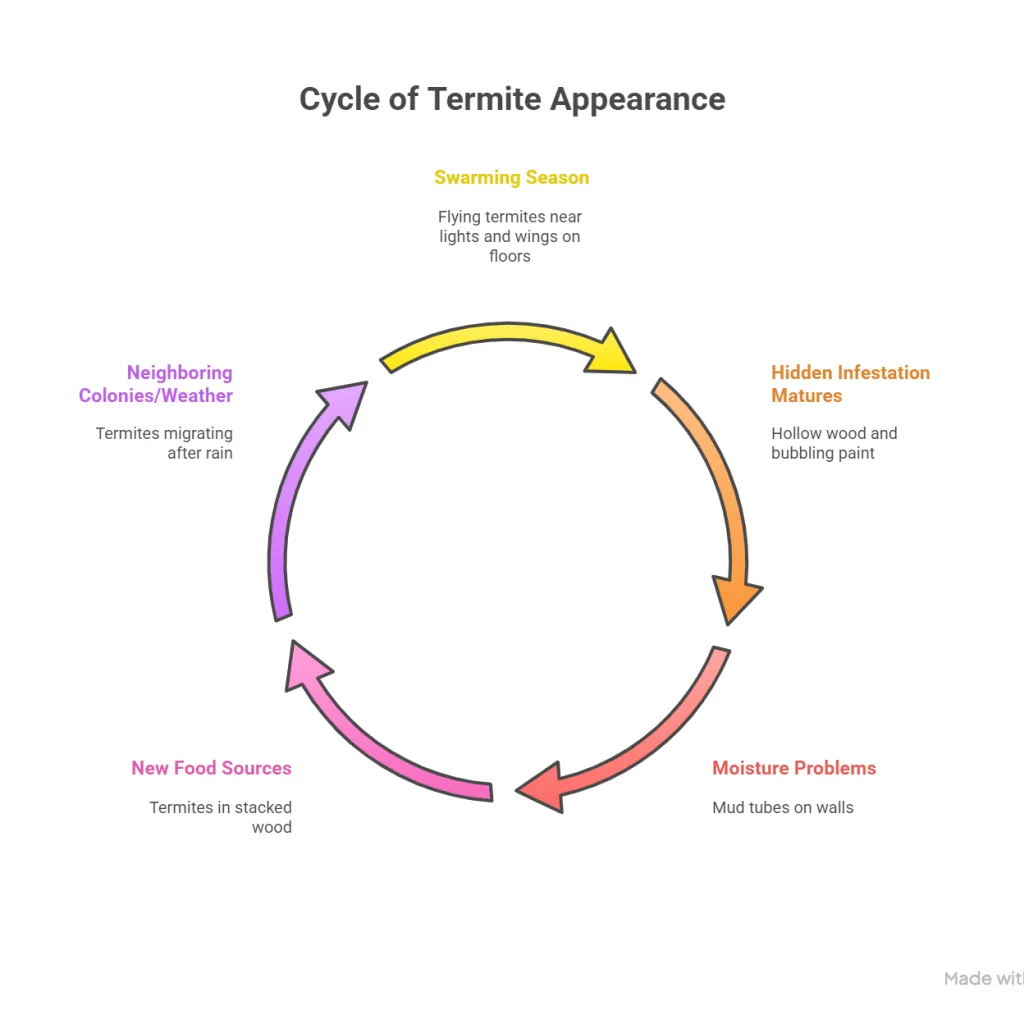 Quick Guide – Why Termites Suddenly Appear - visual selection