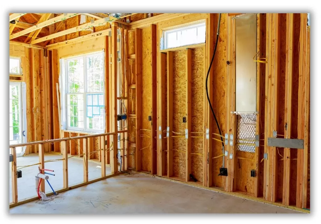 Wood Frame of a House