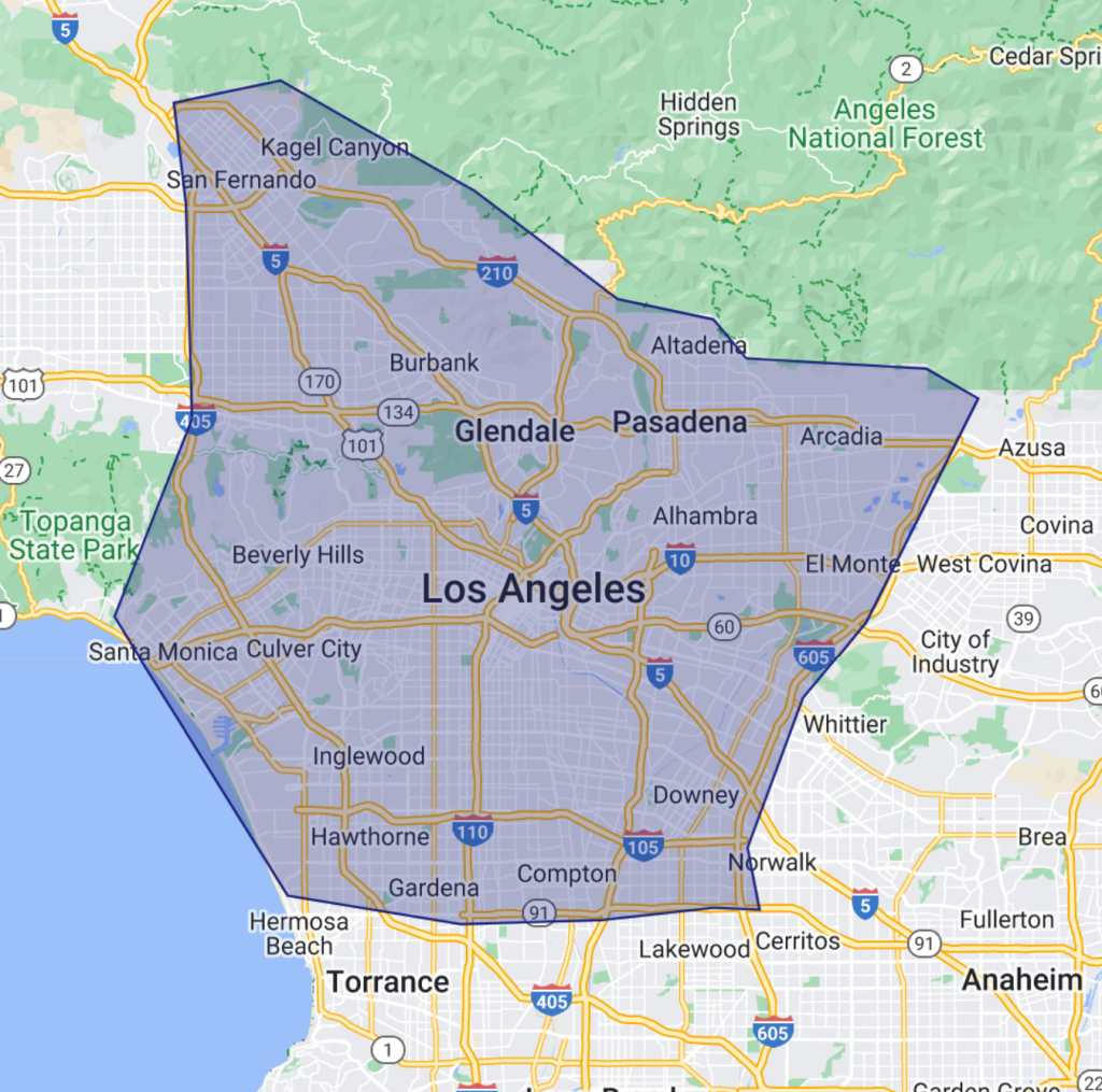 Area of Service for My Termite Company