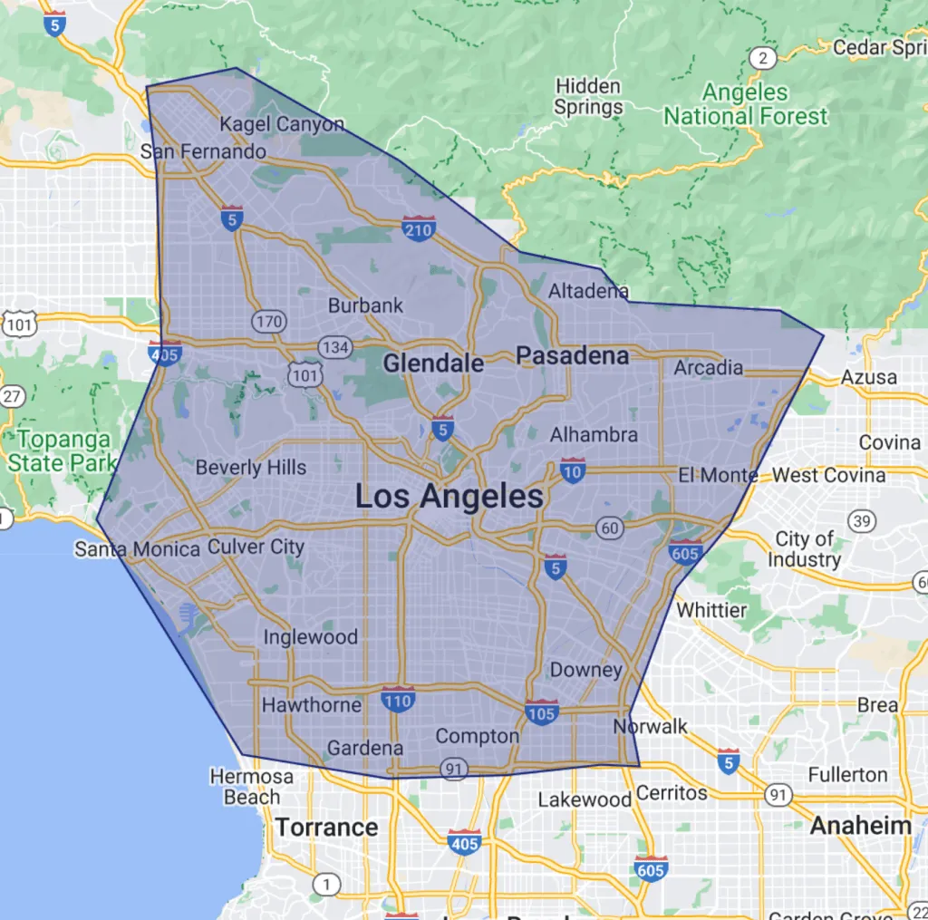 Area of Service for My Termite Company