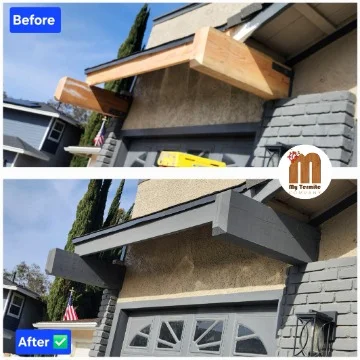 termite damaged wood replacement